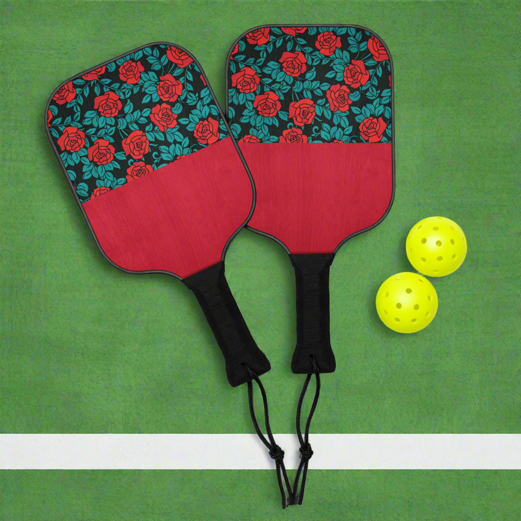 American Beauty Pickleball Set