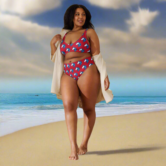 Uni-Corny High-Waisted Bikini